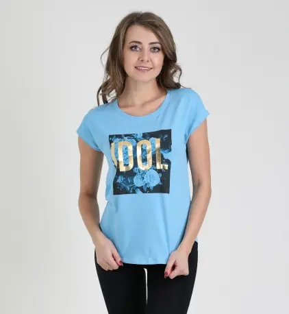 Футболка женская "Argo" Top.473 голубой