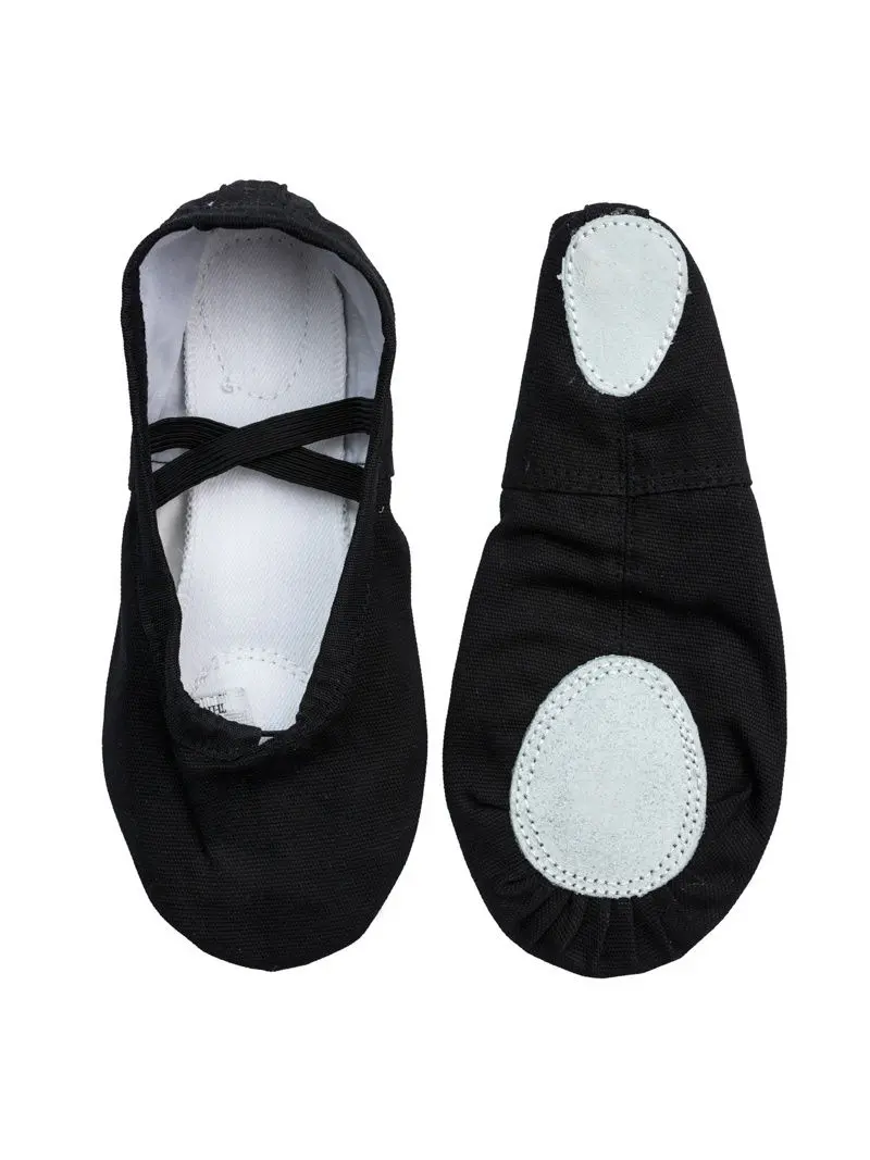 Балетки гимнастические Б-001 Классика черные (без носика)