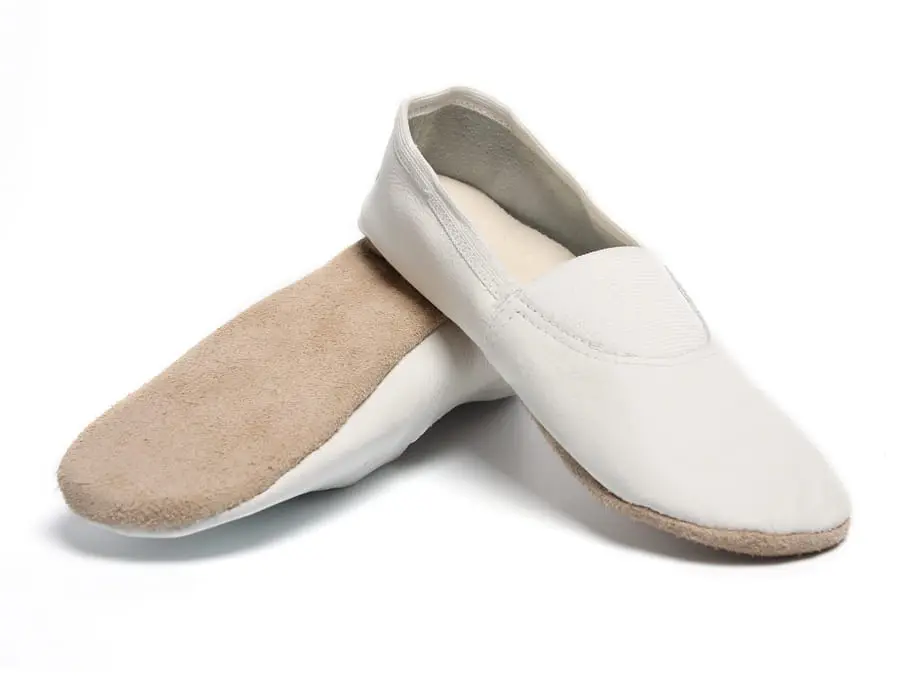 Туфли гимнастические Классика белые