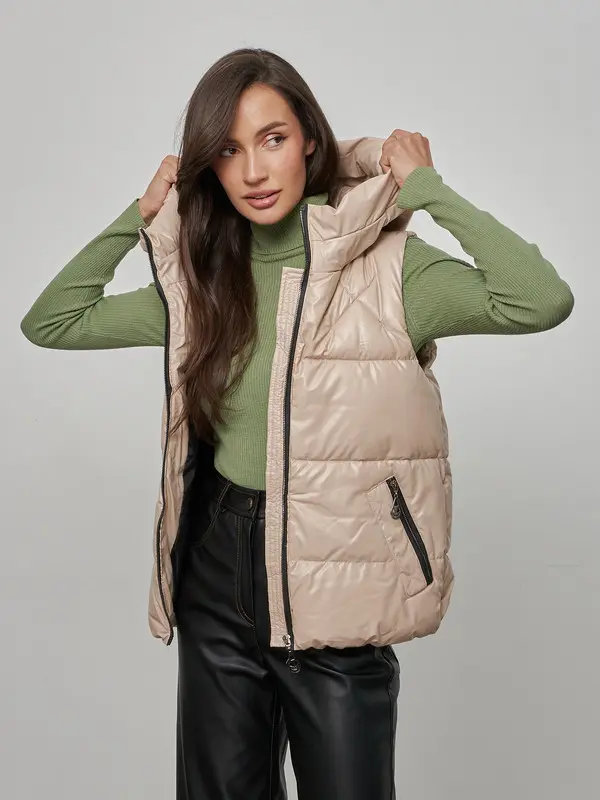 Жилет женский "Moyls" VGC007-97 крем