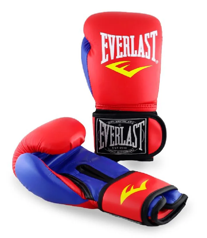 Перчатки боксерские Everlast 8oz НФ-3114 красн/синий