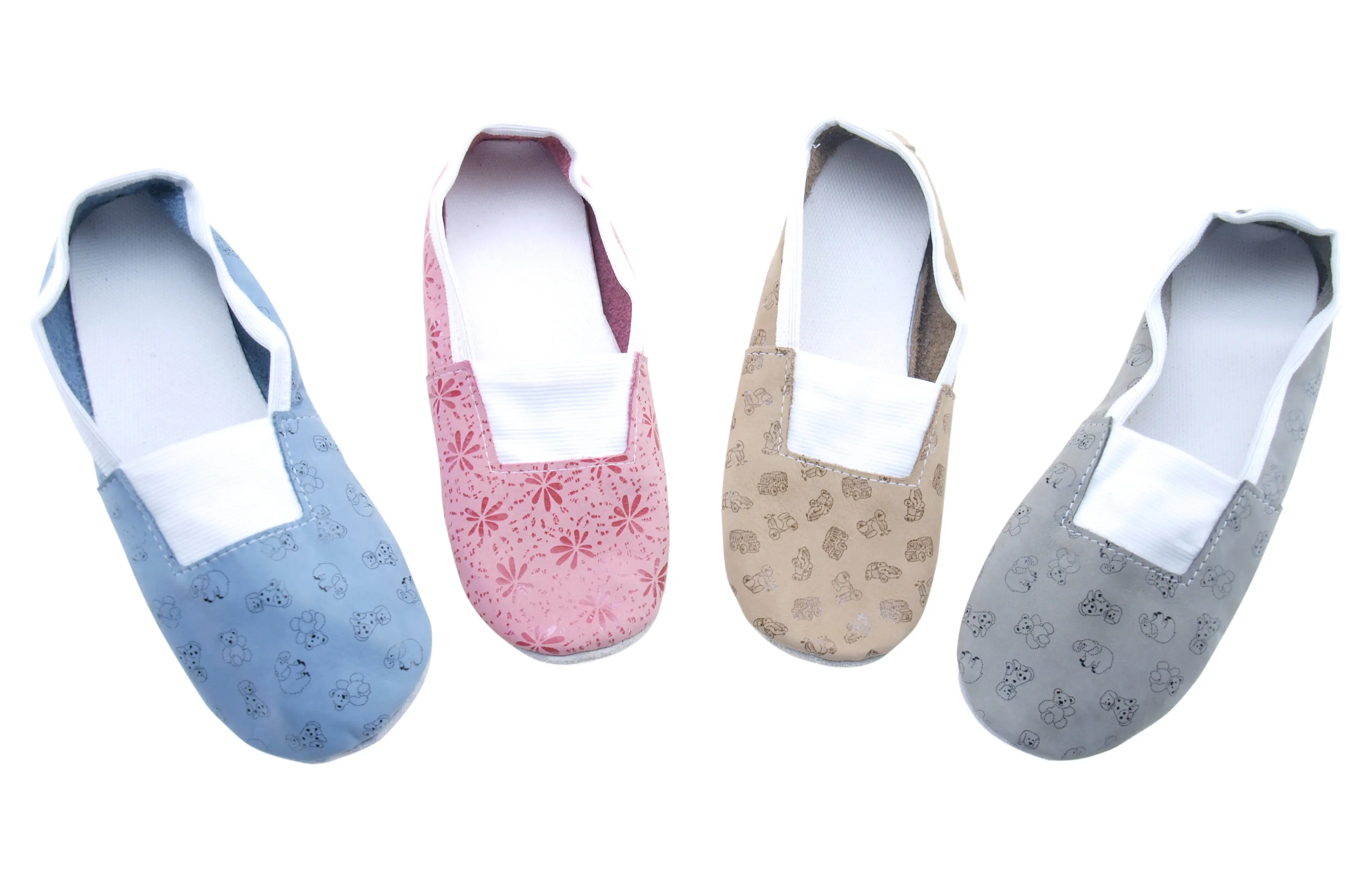 Туфли гимнастические 06-1Д/06-2Д цветные 