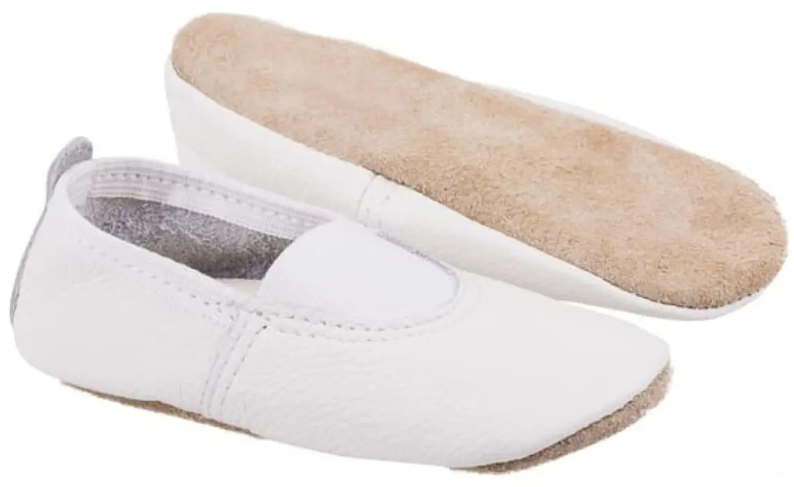 Туфли гимнастические 3338 белые