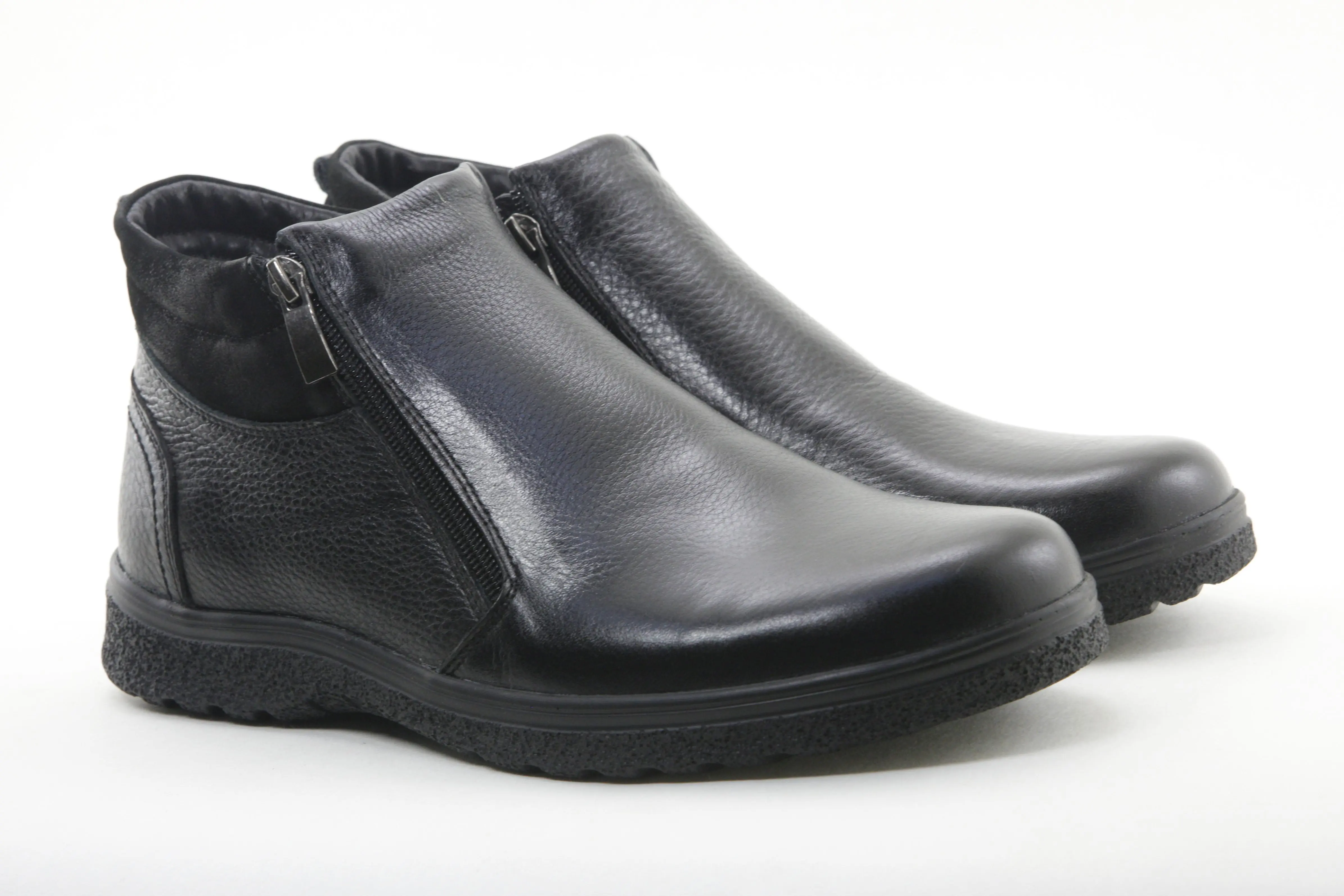 Ботинки мужские "Bosso" 20161 (зима) черн.