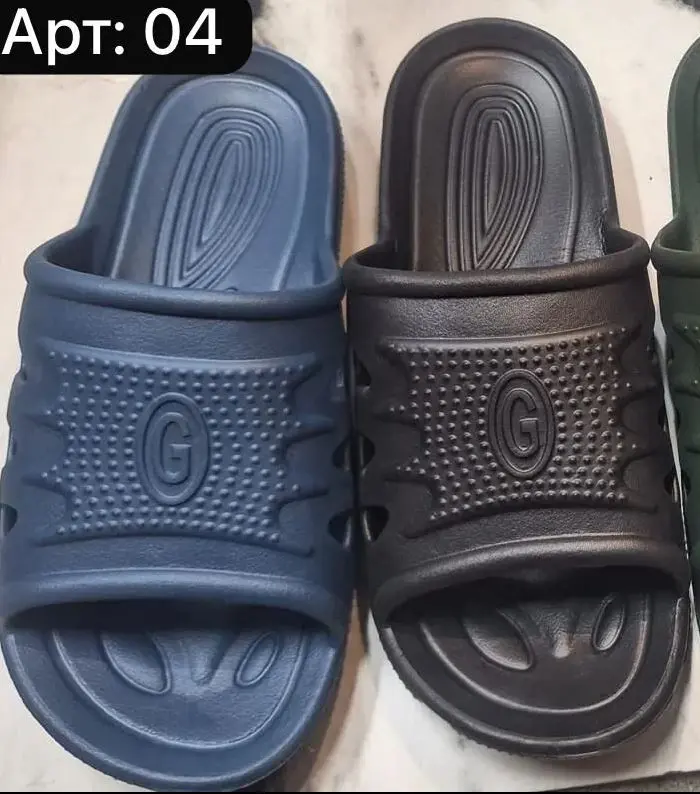 Шлёпки мужские ПВХ "G" 04