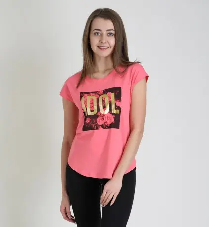 Футболка женская "Argo" Top.473 коралл