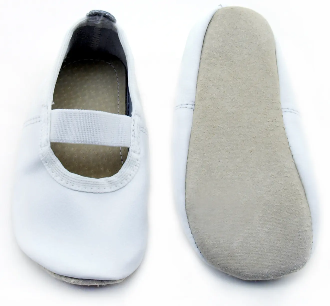 Туфли гимнастические 2582-1 белые