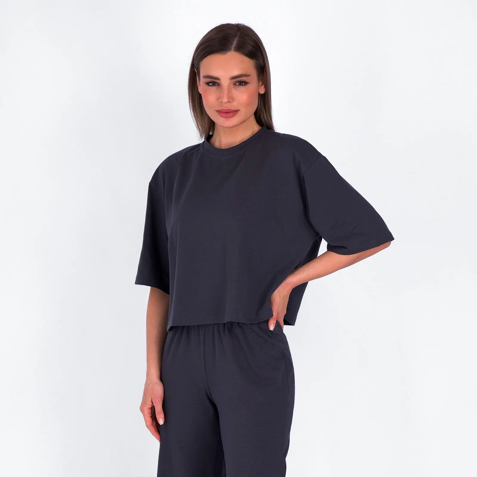 Футболка женская "Argo" Top.1090 фуме