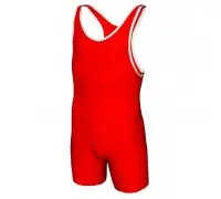 Трико борцовское Asics (cheap) красный