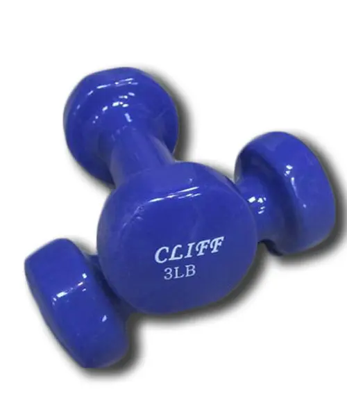 Гантель виниловая CLIFF 3LB 1,5 кг (пара)