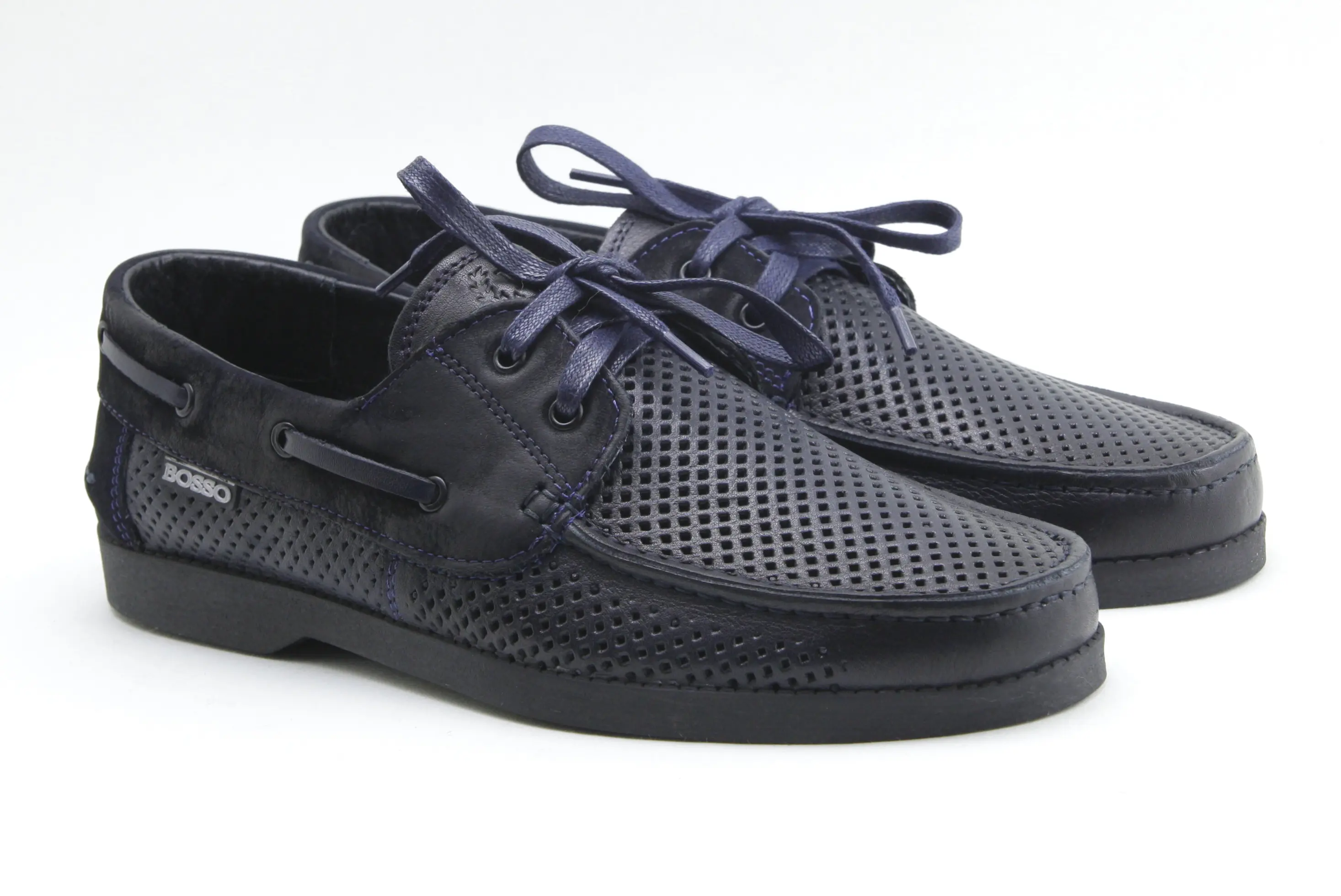 Туфли мужские "Bosso" 806 синий