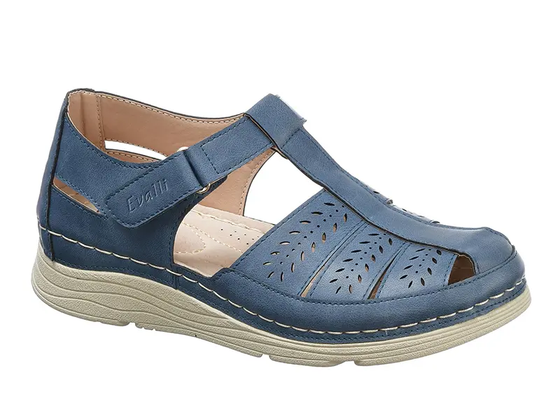 Босоножки женские "EVALLI" YHE8048-G10A/синий