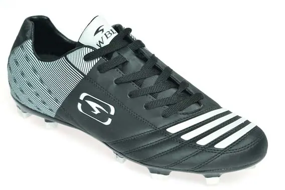 Бутсы шипованые WBL WM55046A (черн/бел)