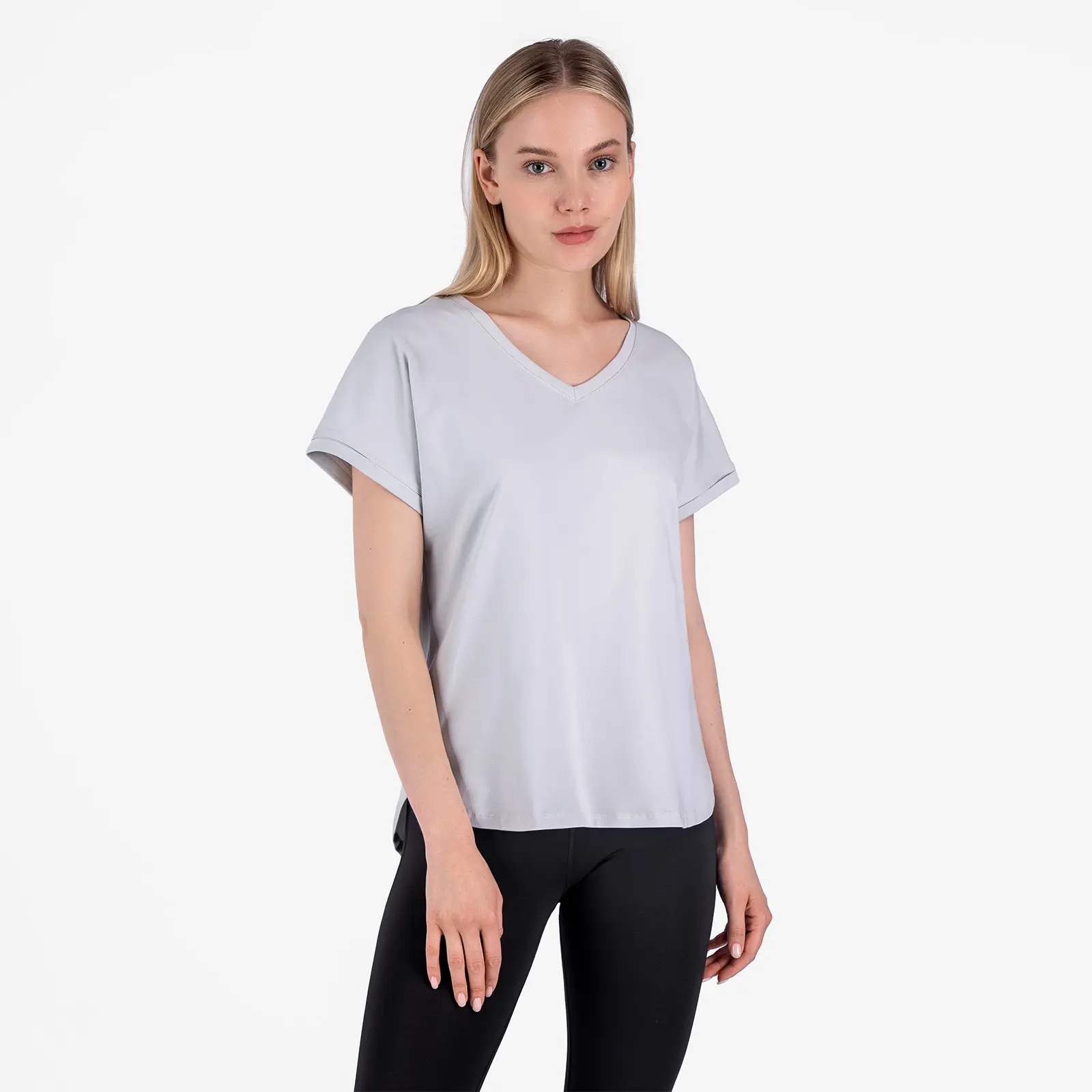 Футболка женская "Argo" Top.871 св.серый