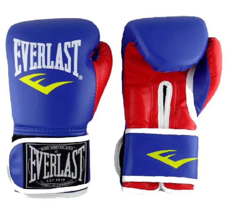 Перчатки боксерские Everlast 14oz НФ-3101 син/красн