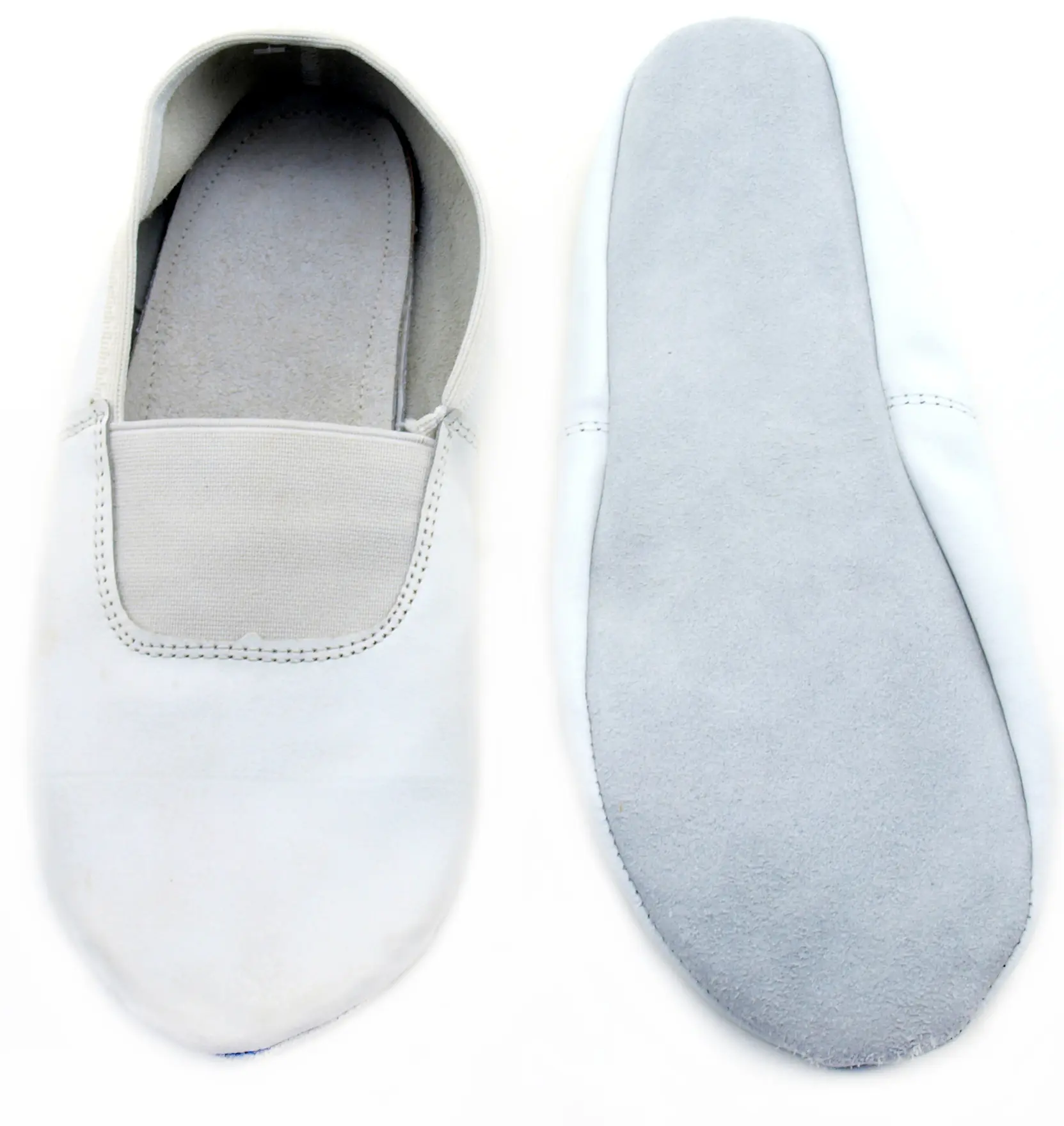 Туфли гимнастические 7106 белые 