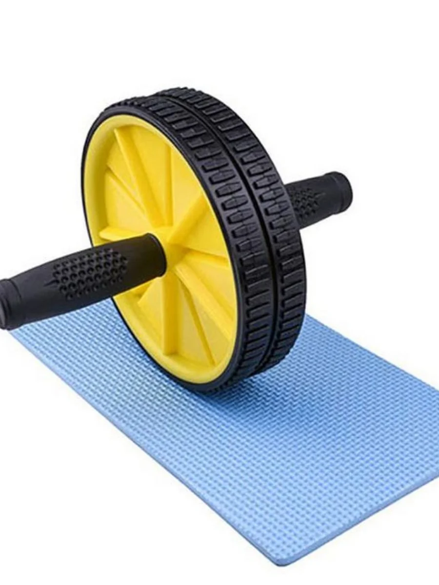 Ролик гимнастический (2 колеса) D34381 ПВХ ручки