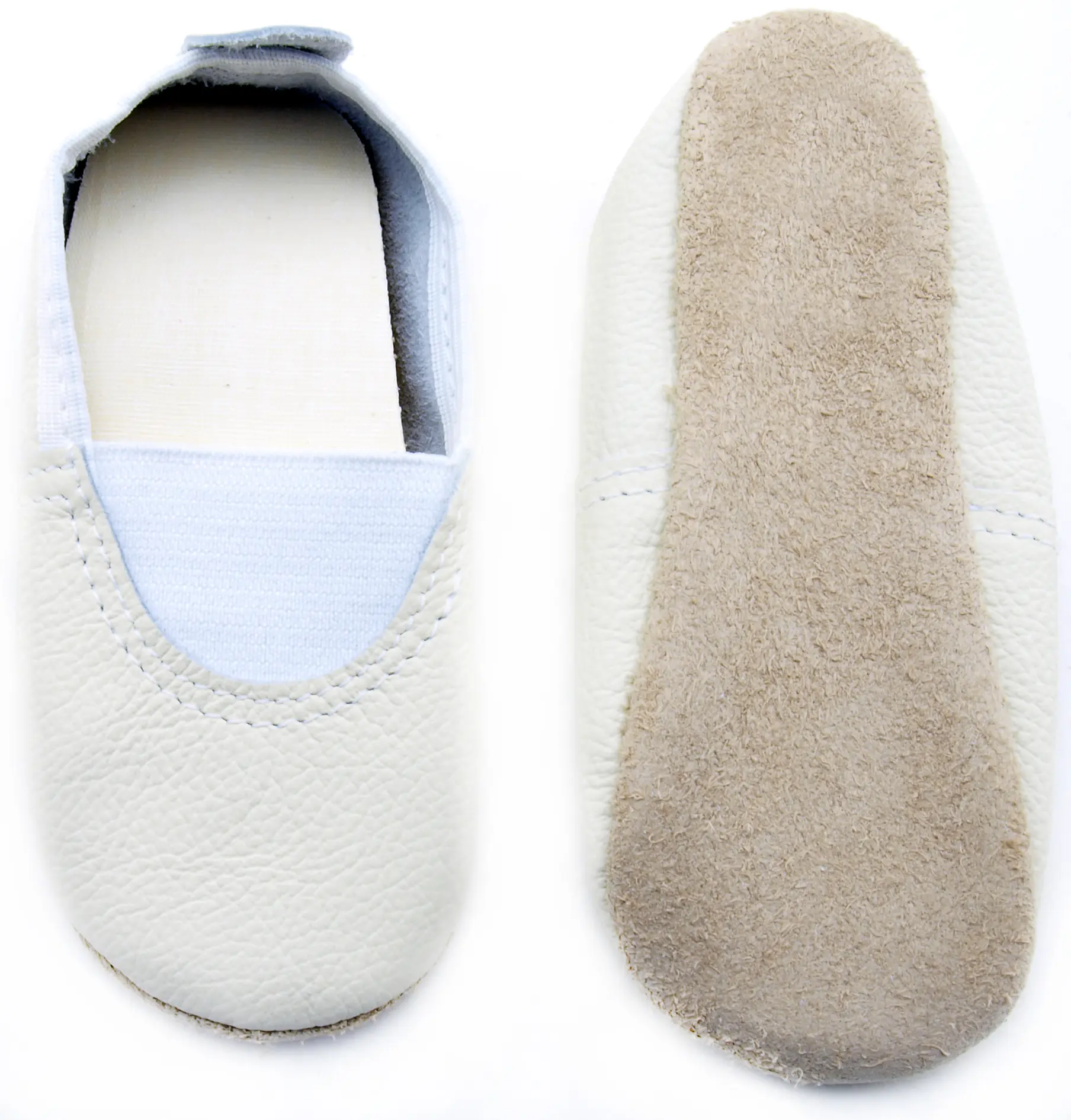 Туфли гимнастические 2532 белые