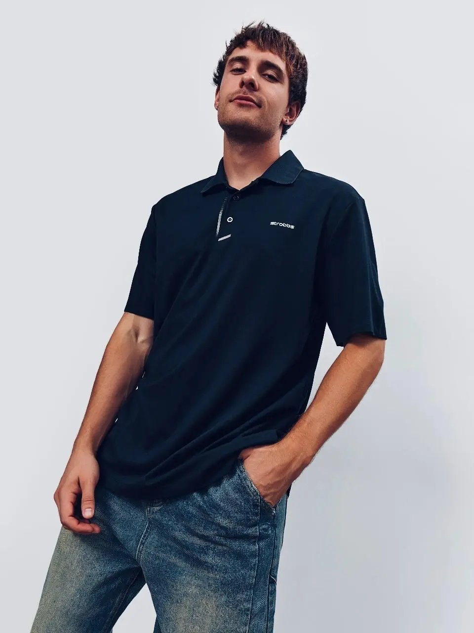Футболка мужская поло "Strobbs" E2371-2