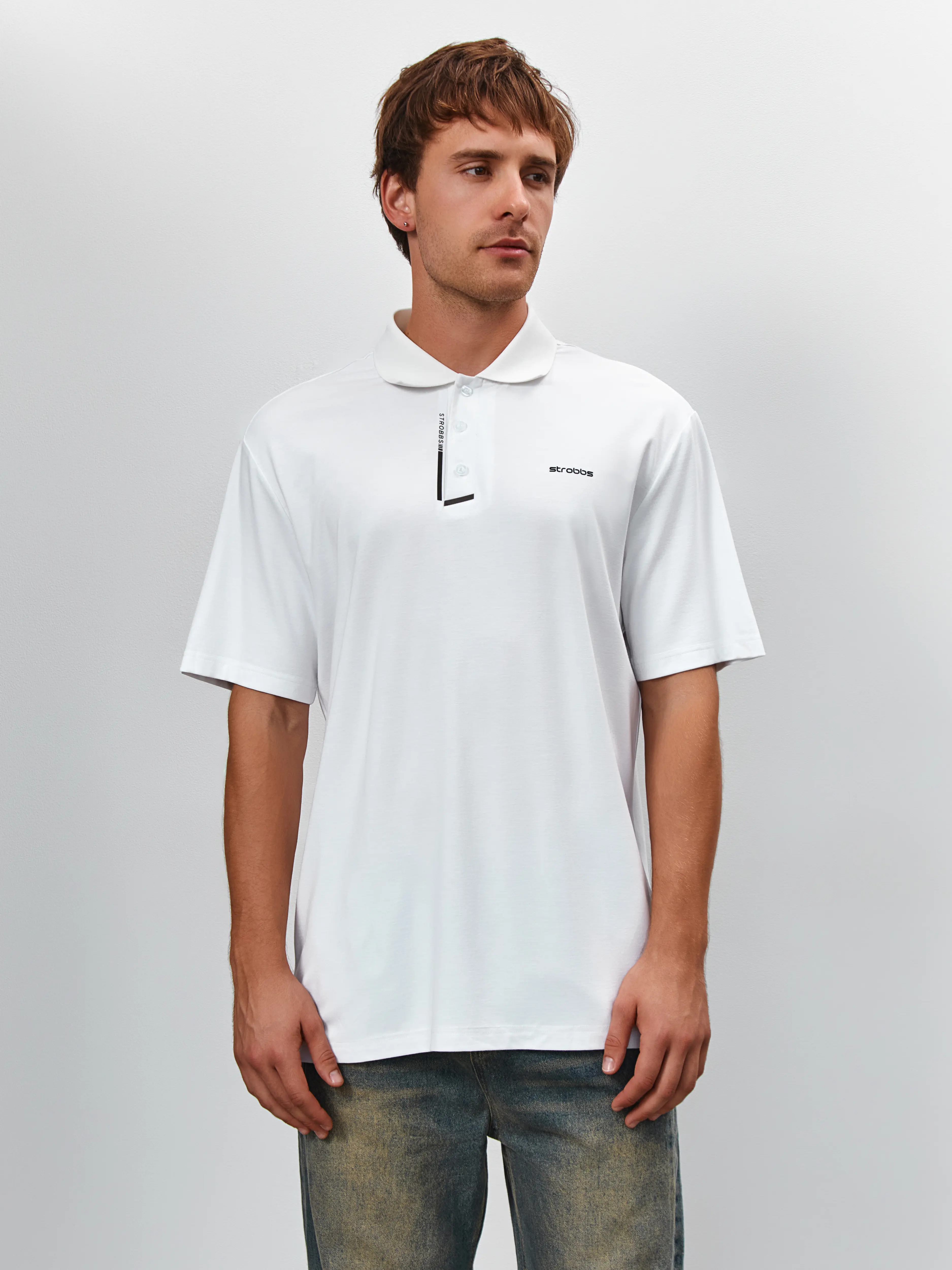Футболка мужская поло "Strobbs" E2371-6